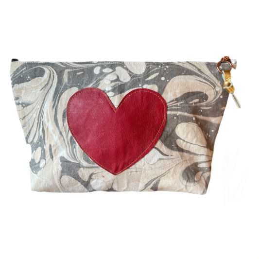 PRE-ORDER AVAILABLE - Pouch with Zipper - Big Love Marbled