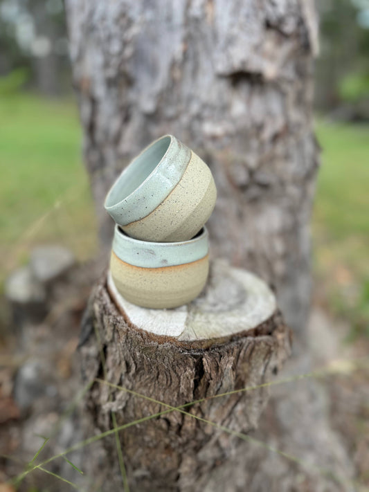 Wolf and Clay - Mini Hug Mug - Grey