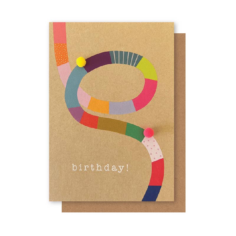 Elly Oak - Greeting Card - Happy Birthday Swirl