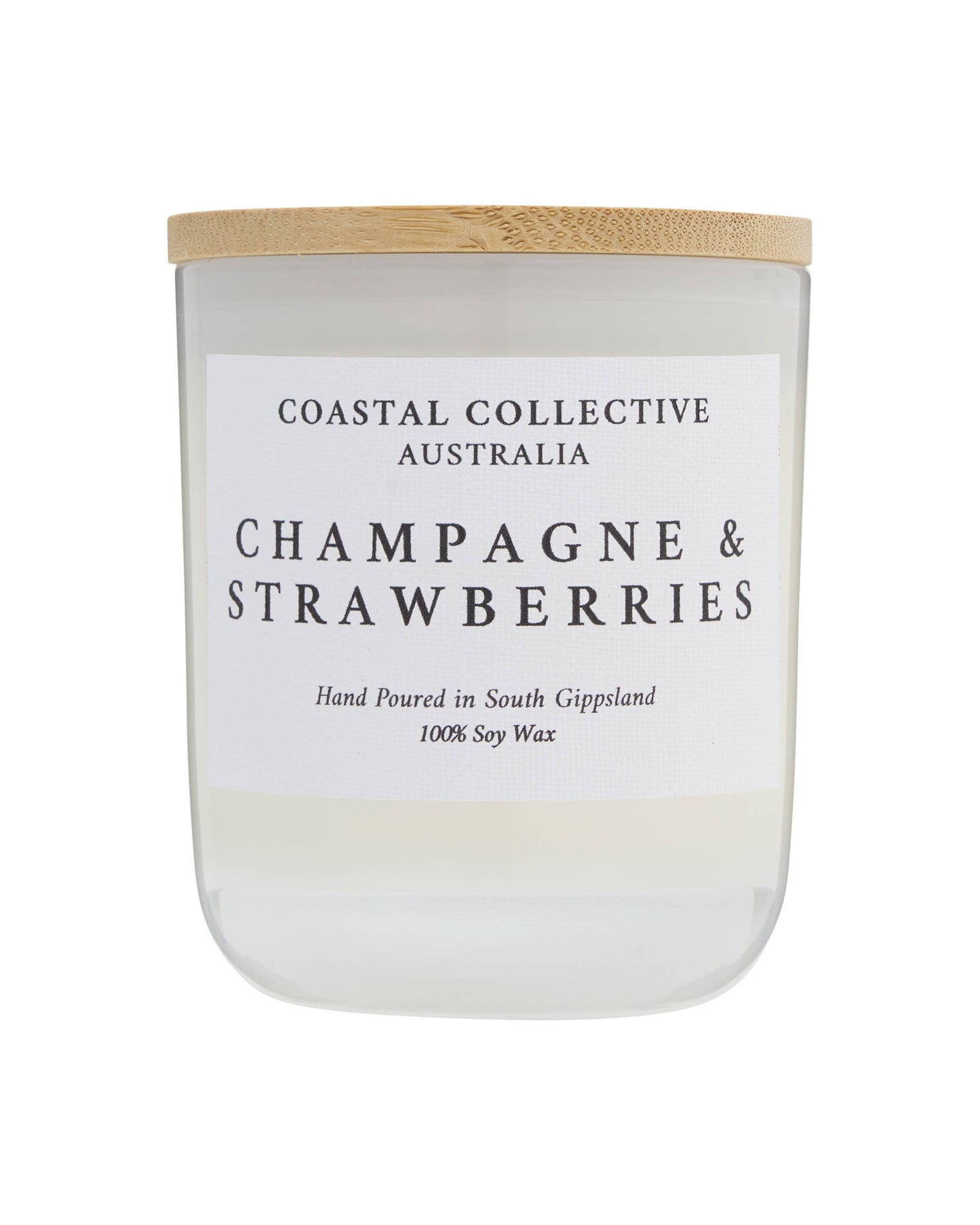 PRE-ORDER AVAILABLE - Coastal Collective Australia - Candle - Champagne & Strawberries