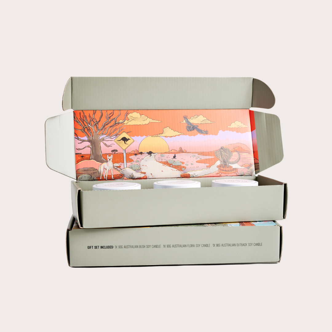 Red Hill Candle Co. - Soy Wax Candles - Australian Trio Gift Pack