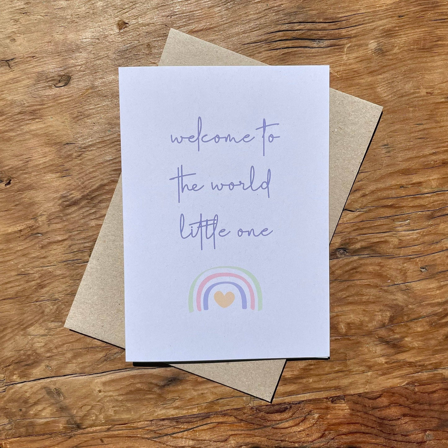 To & From Cards - Greeting Card - Welcome to The World Little One