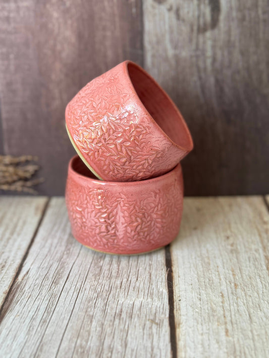 Wolf and Clay Pty Ltd - Hug Mug - Floral Imprinted - Dark Pink