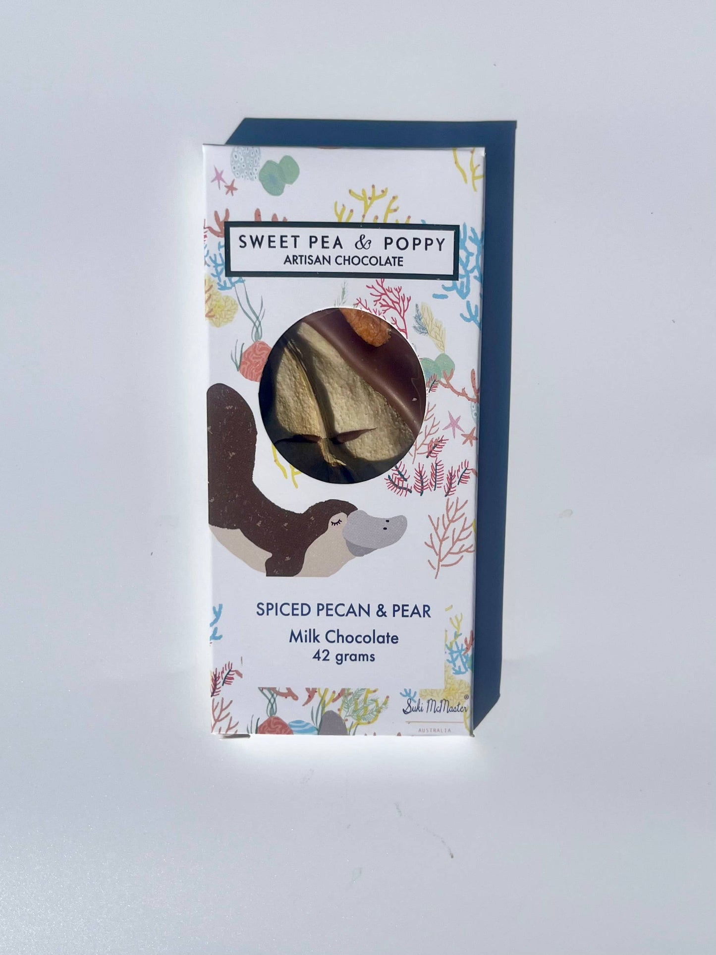 Sweet Pea & Poppy - Artisan Chocolate Bar - Spiced Pecan & Pear