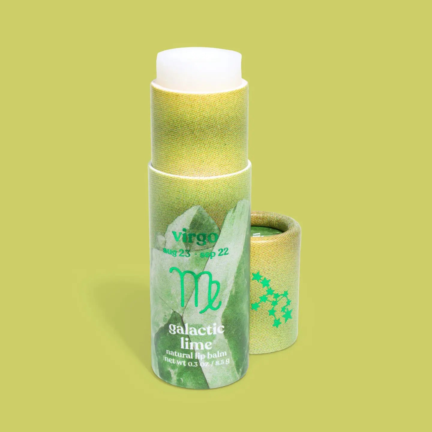 PRE-ORDER AVAILABLE - Poppy & Pout - Zodiac Lip Balm - Virgo | Galactic Lime