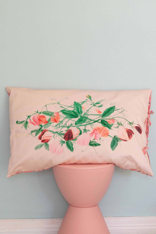 Lazybones - Organic Cotton Pillowcase Set - Sweetpea