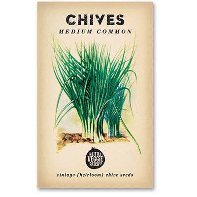 Little Veggie Patch Co - Heirloom Seeds - Chives 'Medium Common'