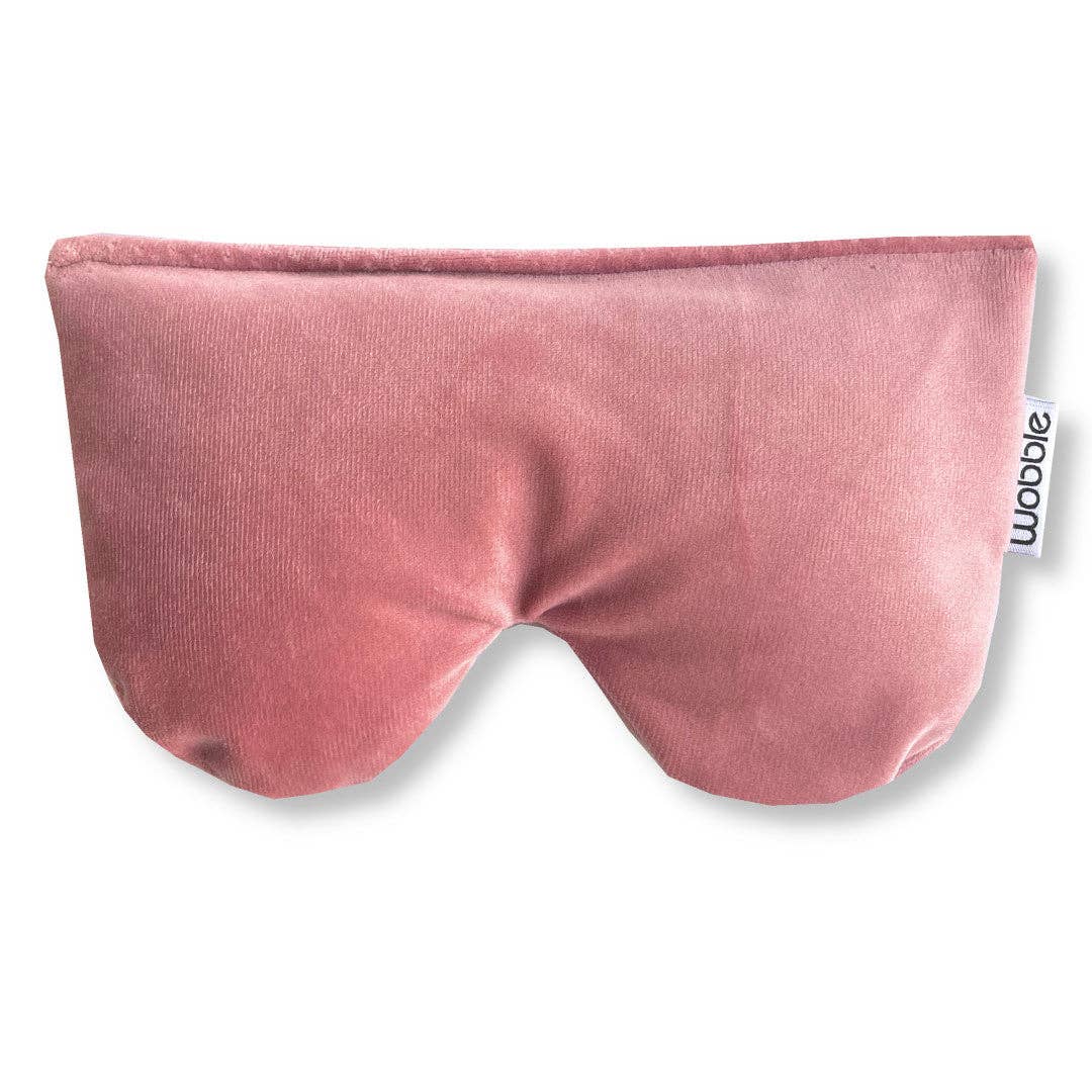 Wobble Yoga - Eye Pillow - Dusty Pink Velvet