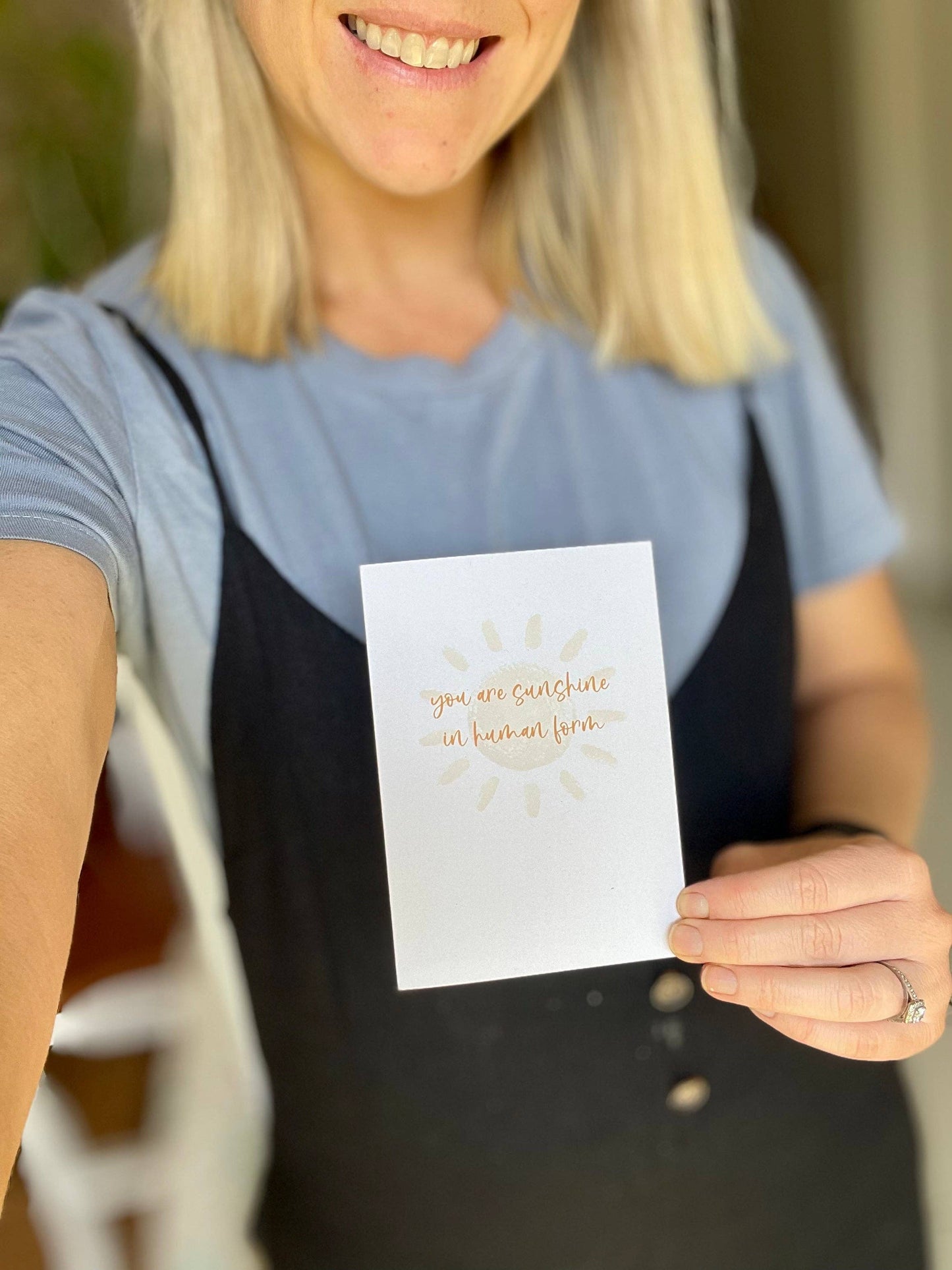 To & From Cards - Greeting Card - You Are Sunshine in Human Form