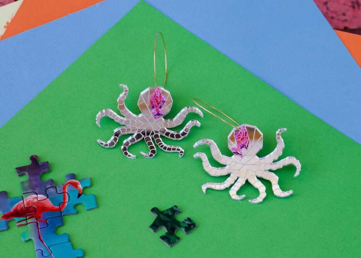 Little Geraldine -  Earrings - Octopus