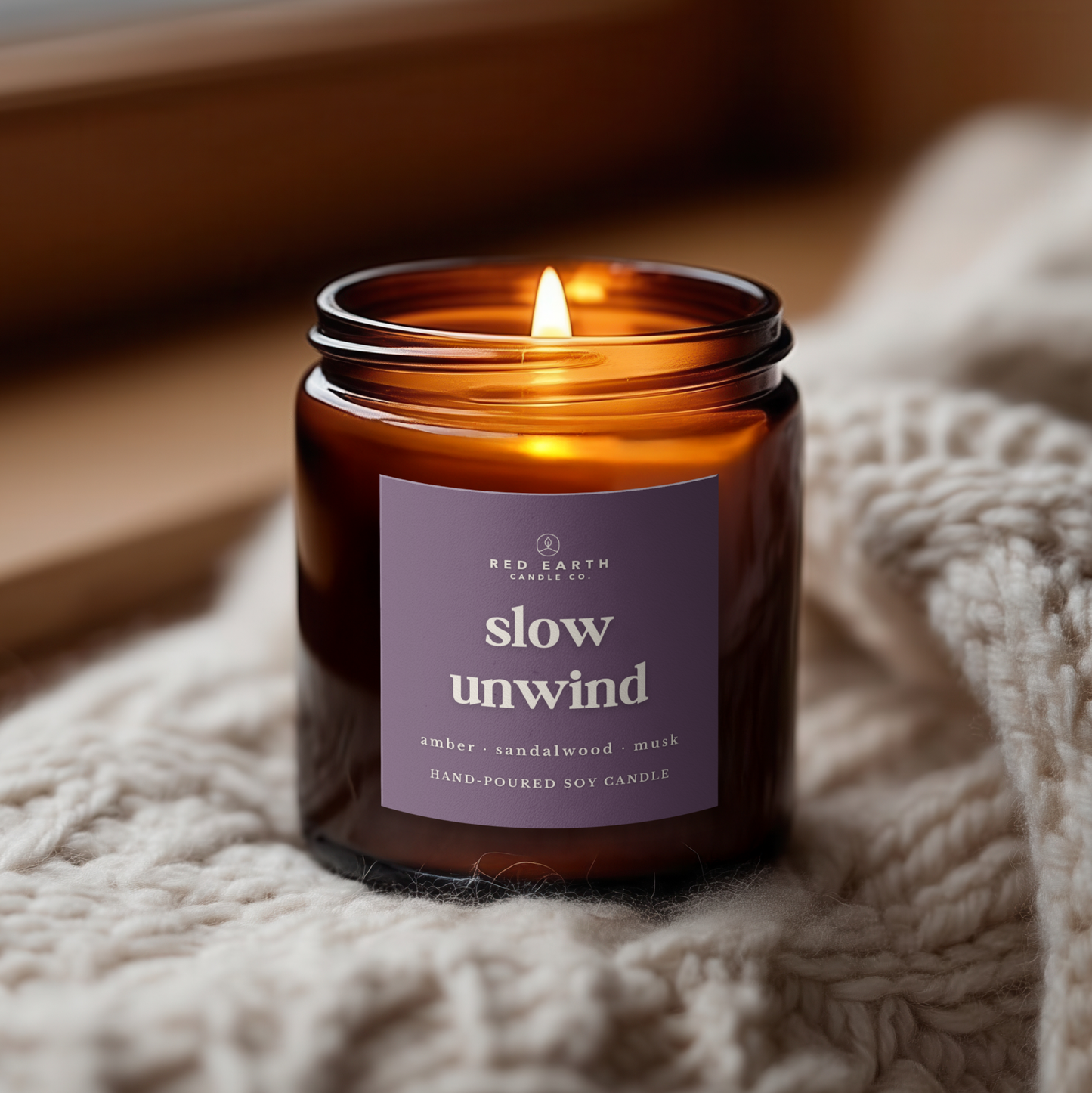 PRE-ORDER AVAILABLE - Red Earth Candle Co. - Soy Candle - Slow Unwind