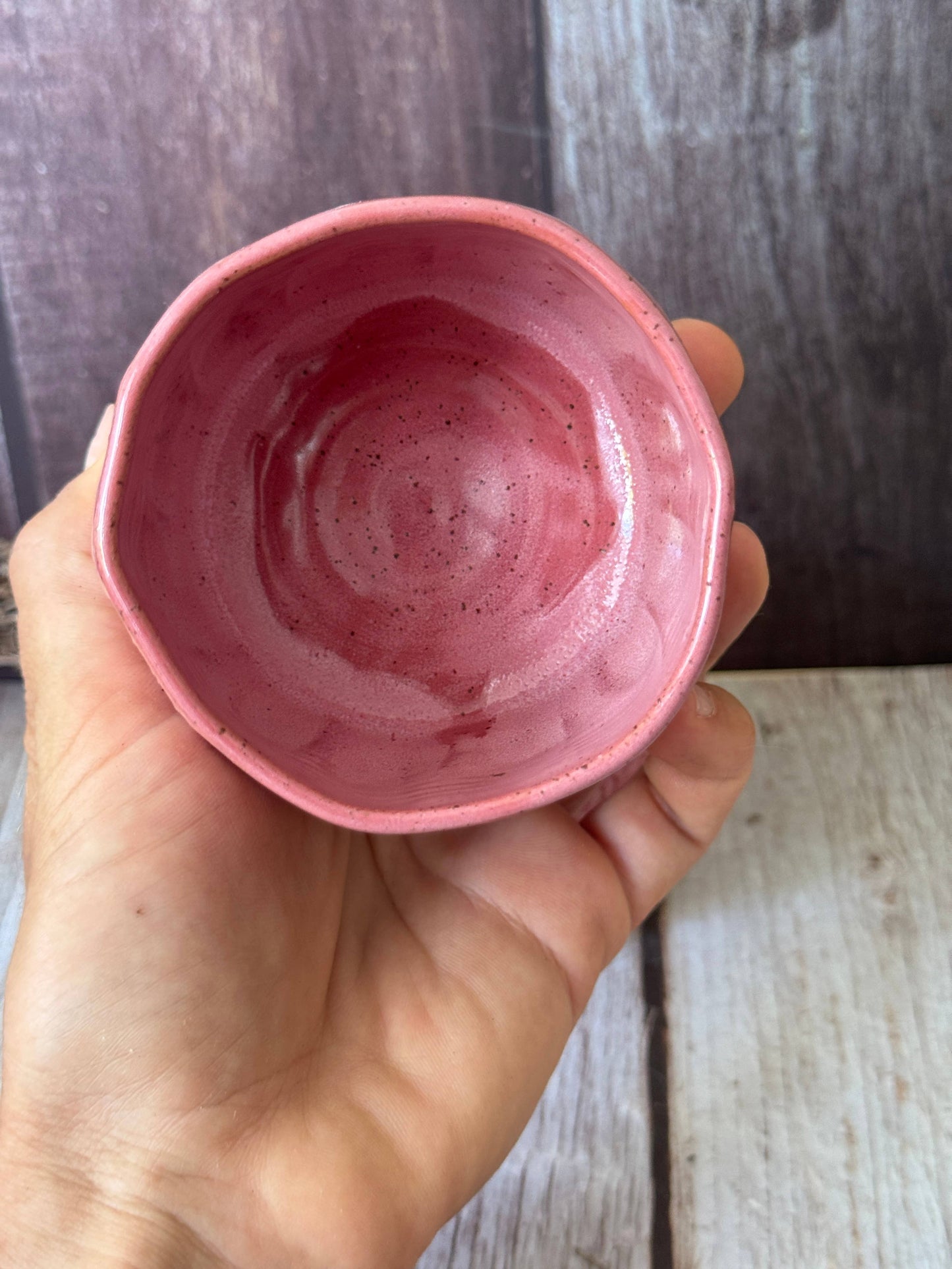 Wolf and Clay Pty Ltd - Hug Mug - Floral Imprinted - Dark Pink