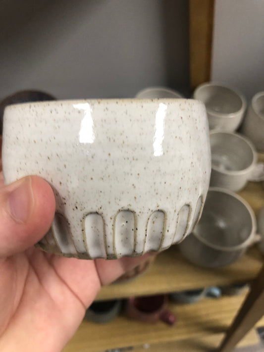 Wolf and Clay - Hug Mug - Hand Carved Design