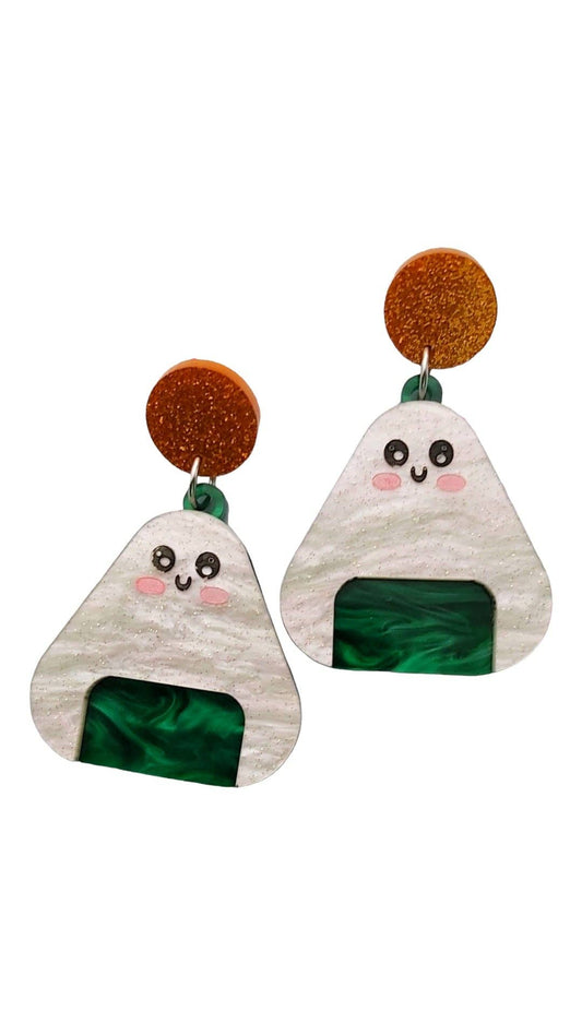 Eclectic Hippo - Earrings - Onigiri