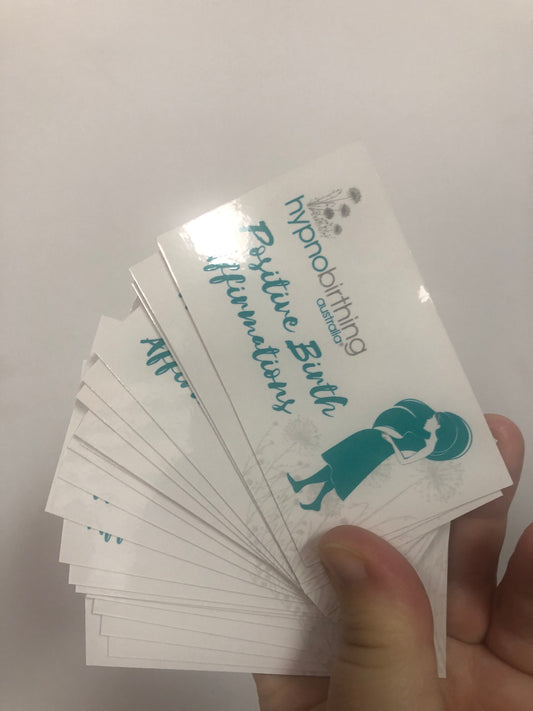 Hypnobirthing Australia - Positive Birth Affirmations Cards