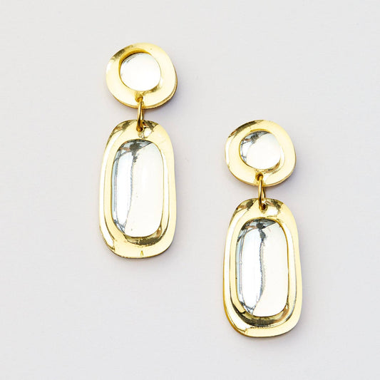 Martha Jean - Jelly Drop Earrings - Gold/Silver
