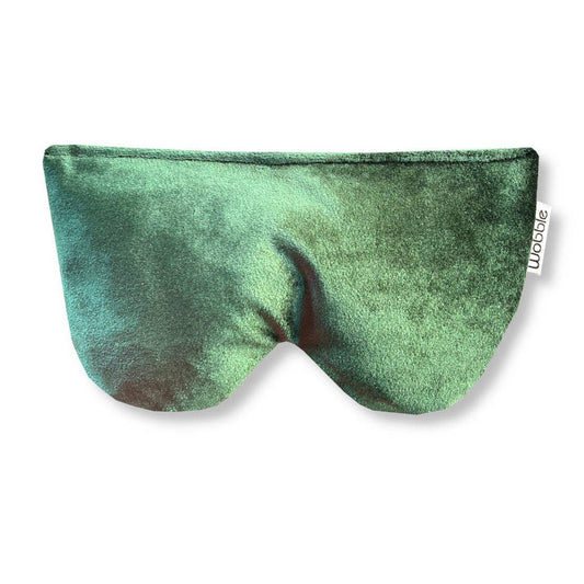 Wobble Yoga - Eye Pillow - Forest Green Velvet