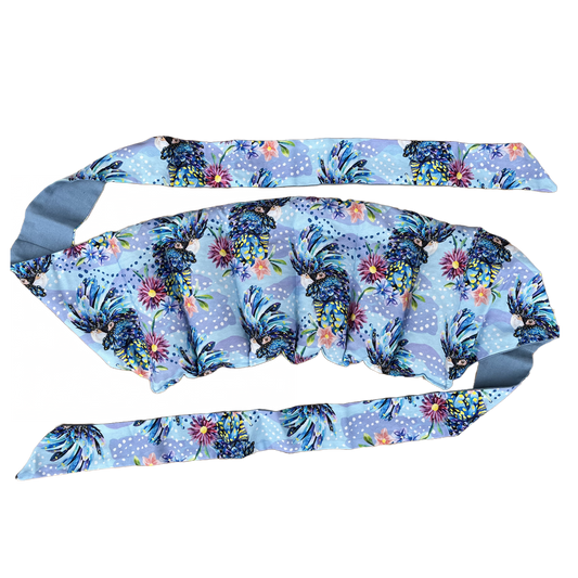 Wheatbags Love - Wrap Around Heat Pack - Blue Cockatoo