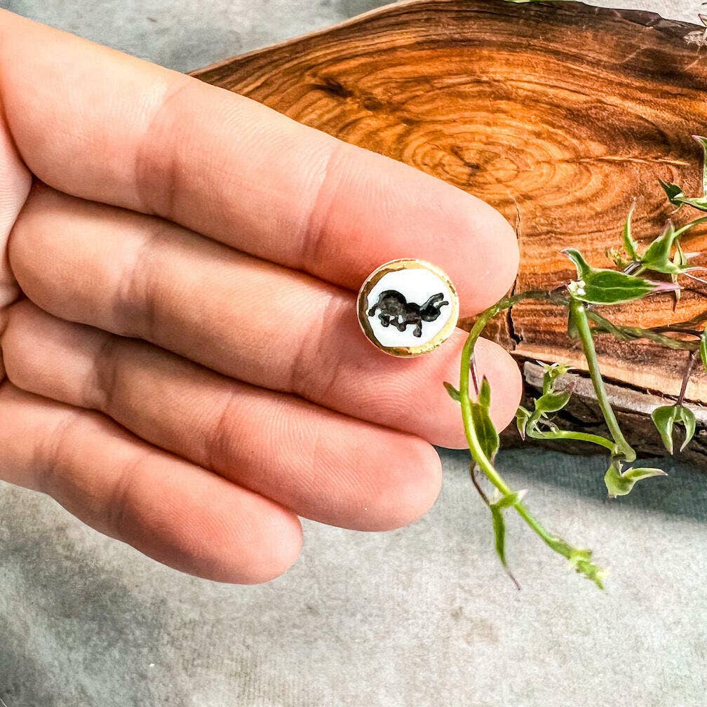 Wolf and Clay - Earrings - Ant Studs