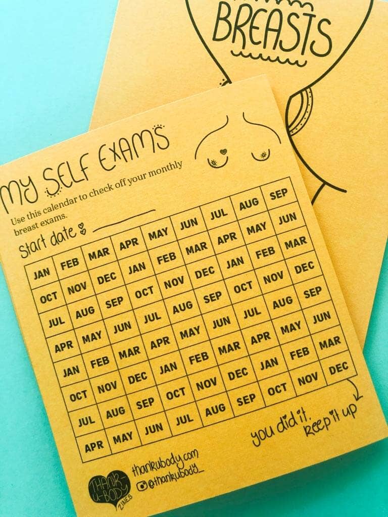 thankubody Press - Breasts, Self-Care, Calendar & Body Image