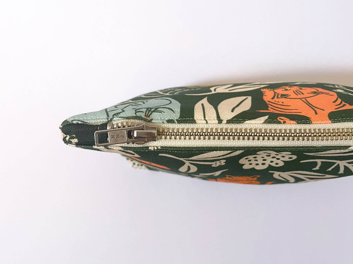 Fabric Drawer - Handmade Make-up, Travel, Clutch Fabric Zip Purse - Cats