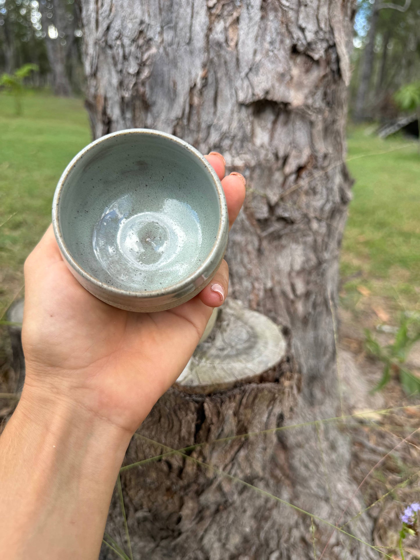 Wolf and Clay - Mini Hug Mug - Grey