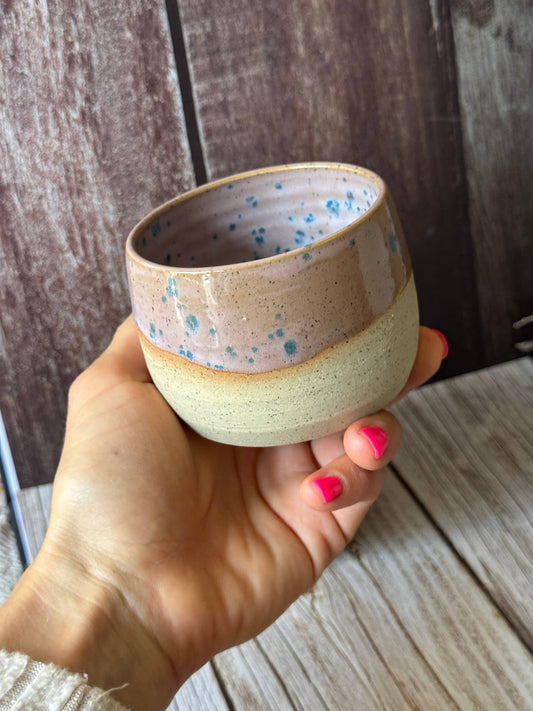 Wolf snd Clay - Mini Hug Mug - Purple with Speckles