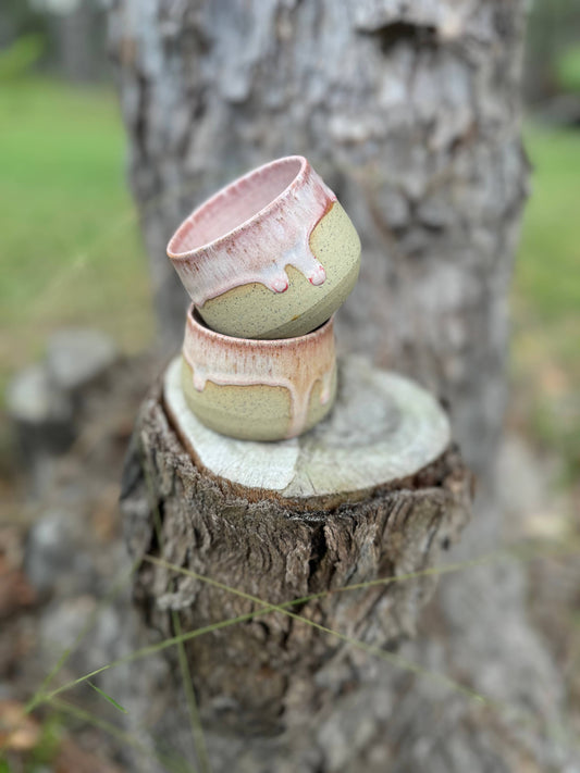 Wolf and Clay - Mini Hug Mug - Pink