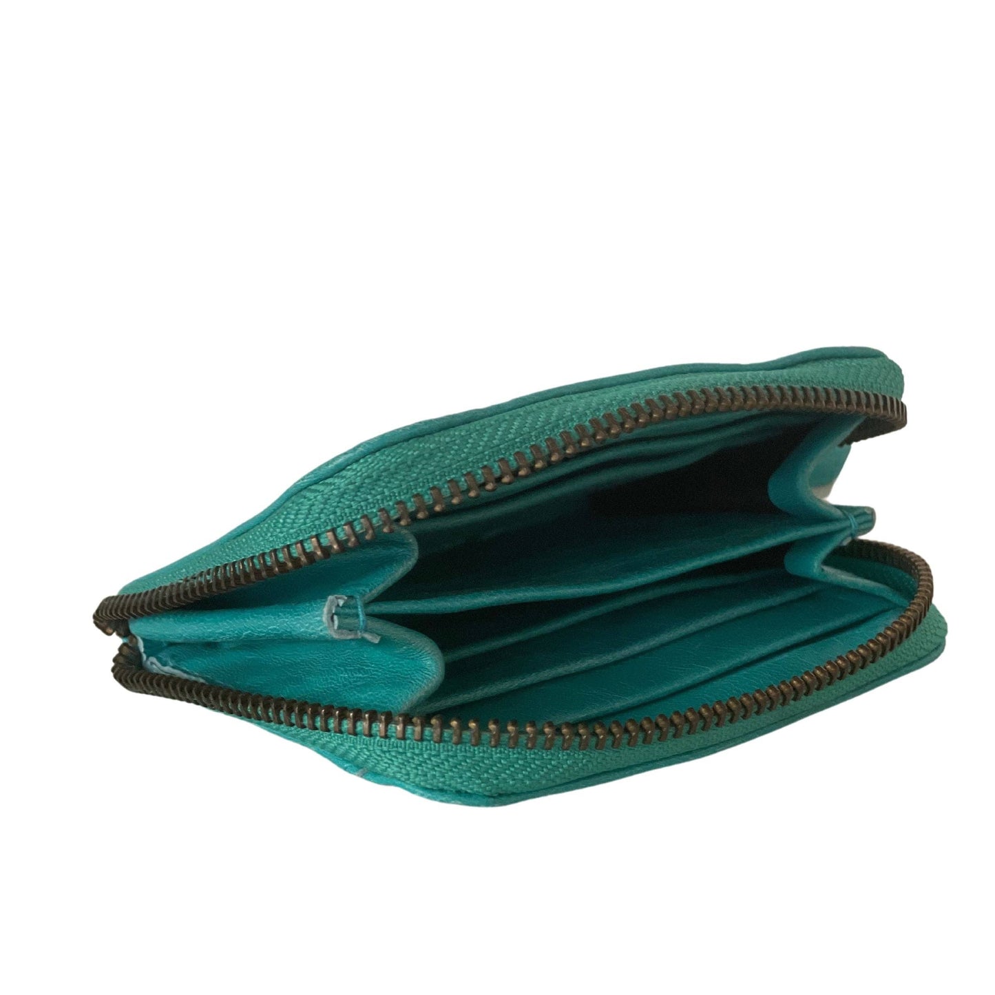 Empire of Bees - Claire Card Leather Wallet - Teal