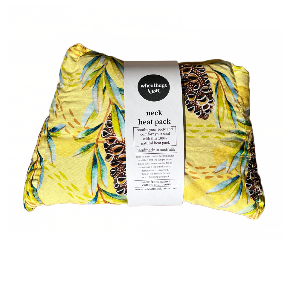 Wheatbags Love - Neck Heat Pack - Banksia Pod