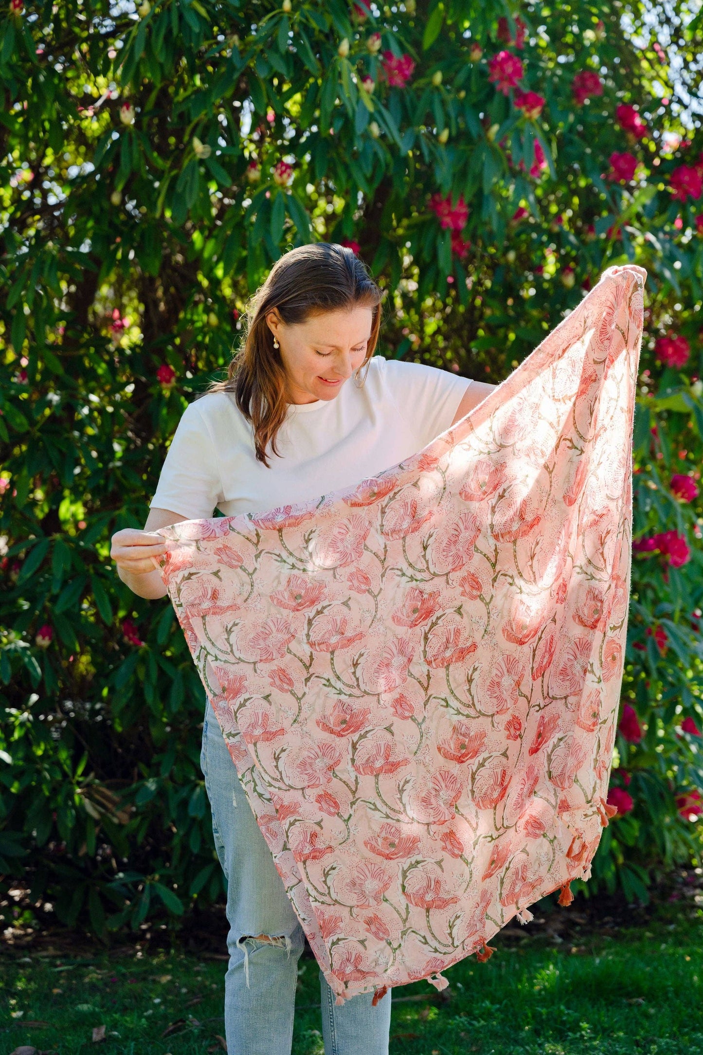 Greenwood Designs - Emma Floral Lightweight Scarf