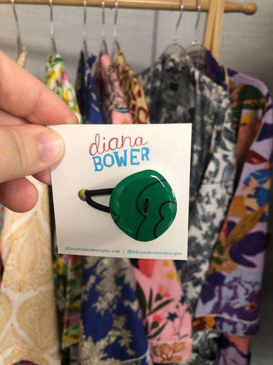 Diana Bower Designs - Elastic Hair Tie - Green