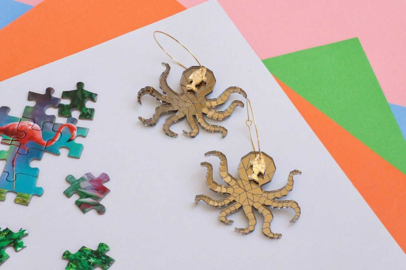 Little Geraldine -  Earrings - Octopus