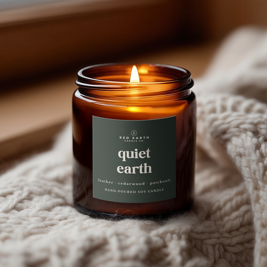 PRE-ORDER AVAILABLE - Red Earth Candle Co.- Soy Candle - Quiet Earth
