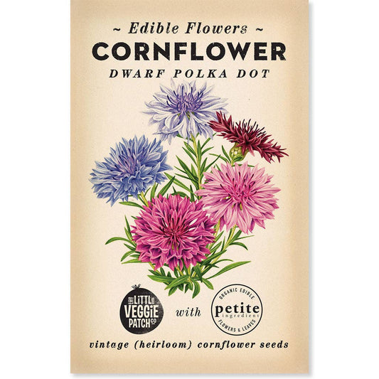 Little Veggie Patch Co - Heirloom Seeds - Cornflower 'Polka Dot'