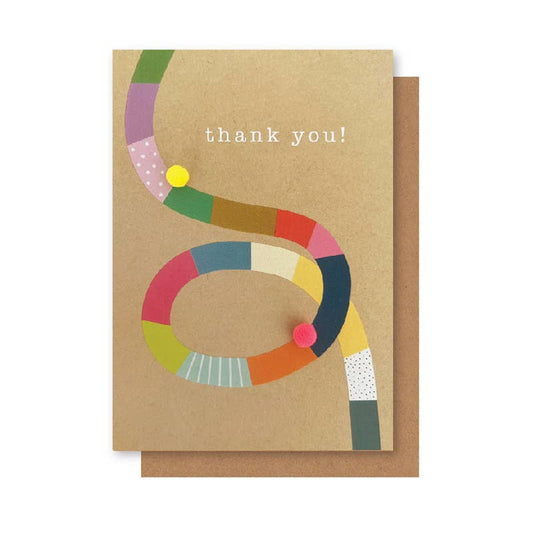 Elly Oak - Greeting Card - Thank You Swirl