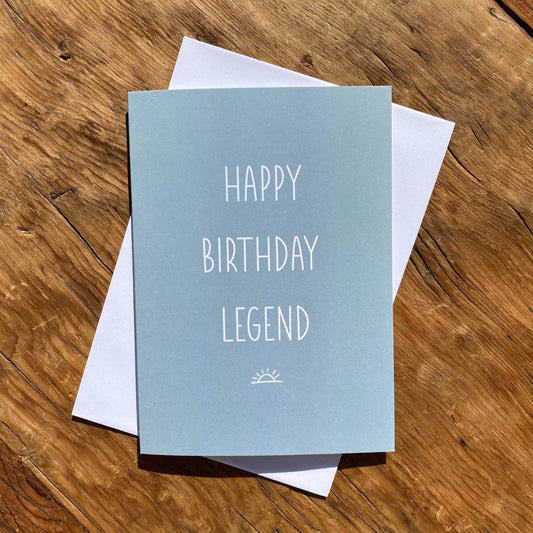 To & From Cards - Greeting Card - Happy Birthday Legend