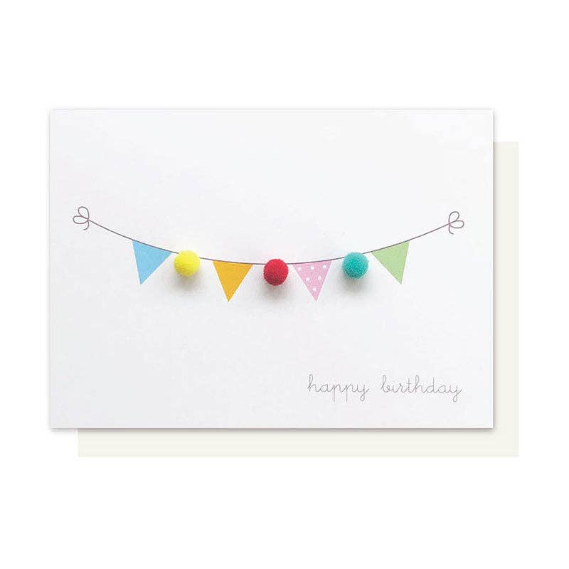 Elly Oak - Greeting Card - Happy Birthday Bunting