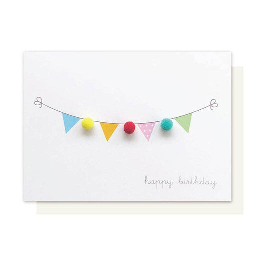 Elly Oak - Greeting Card - Happy Birthday Bunting