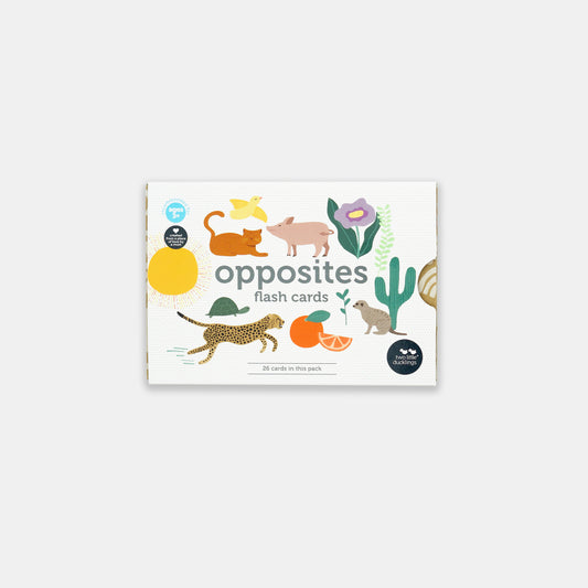 Two Little Ducklings - Flash Cards - Opposites