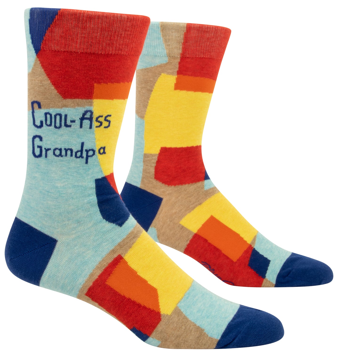 Blue Q - Men's Crew Socks - Cool-Ass Grandpa