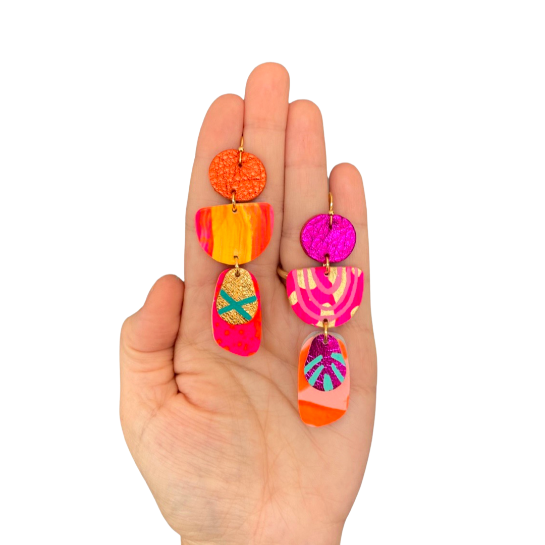 Polka Polly - Flourish Collection - Lava Isle