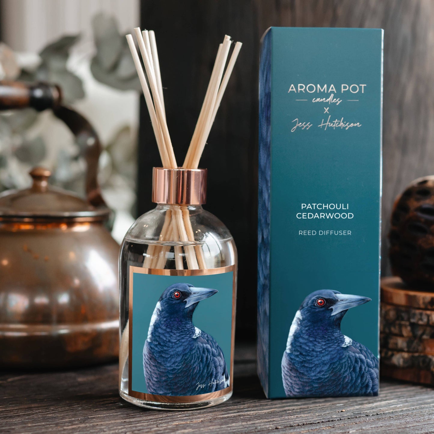 Aroma Pot - Reed Diffuser - Patchouli Cedarwood