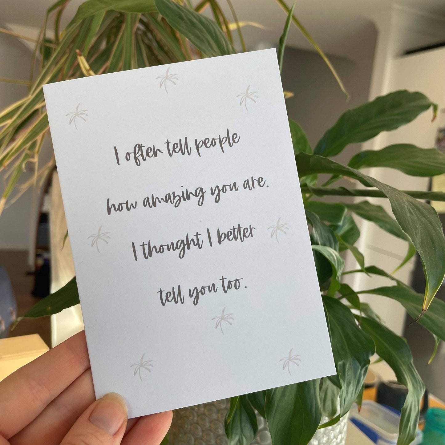 To & From Cards - Greeting Card - I Often Tell People How Amazing You Are