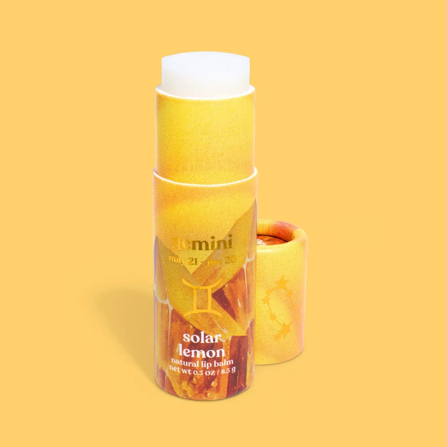 PRE-ORDER AVAILABLE - Poppy & Pout - Zodiac Lip Balm - Gemini | Solar Lemon