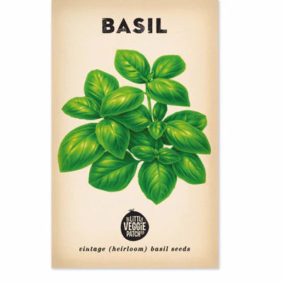 Little Veggie Patch Co - Heirloom Seeds - Basil 'Large, Sweet Genova'