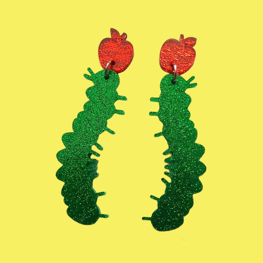 Eclectic Hippo - Earrings - Caterpillars
