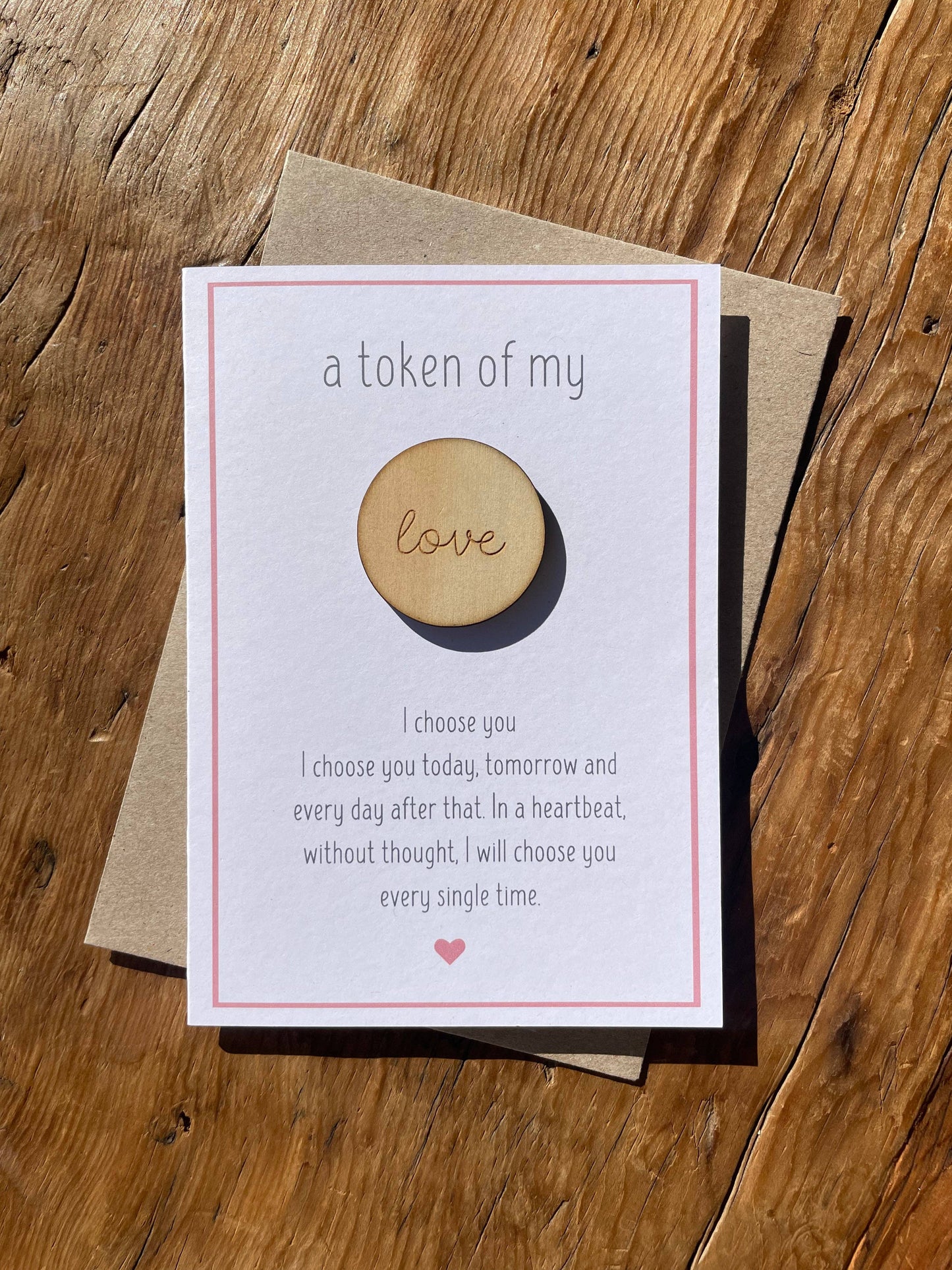 To & From Cards - Greeting Cards - Token of my Love