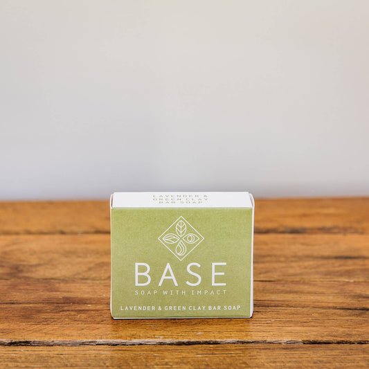 Base Soaps - Bar Soap - Lavender & Green Clay