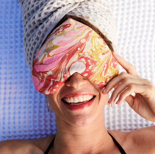 PRE-ORDER AVAILABLE - Love Mert - Eye Love Pillow - Peony